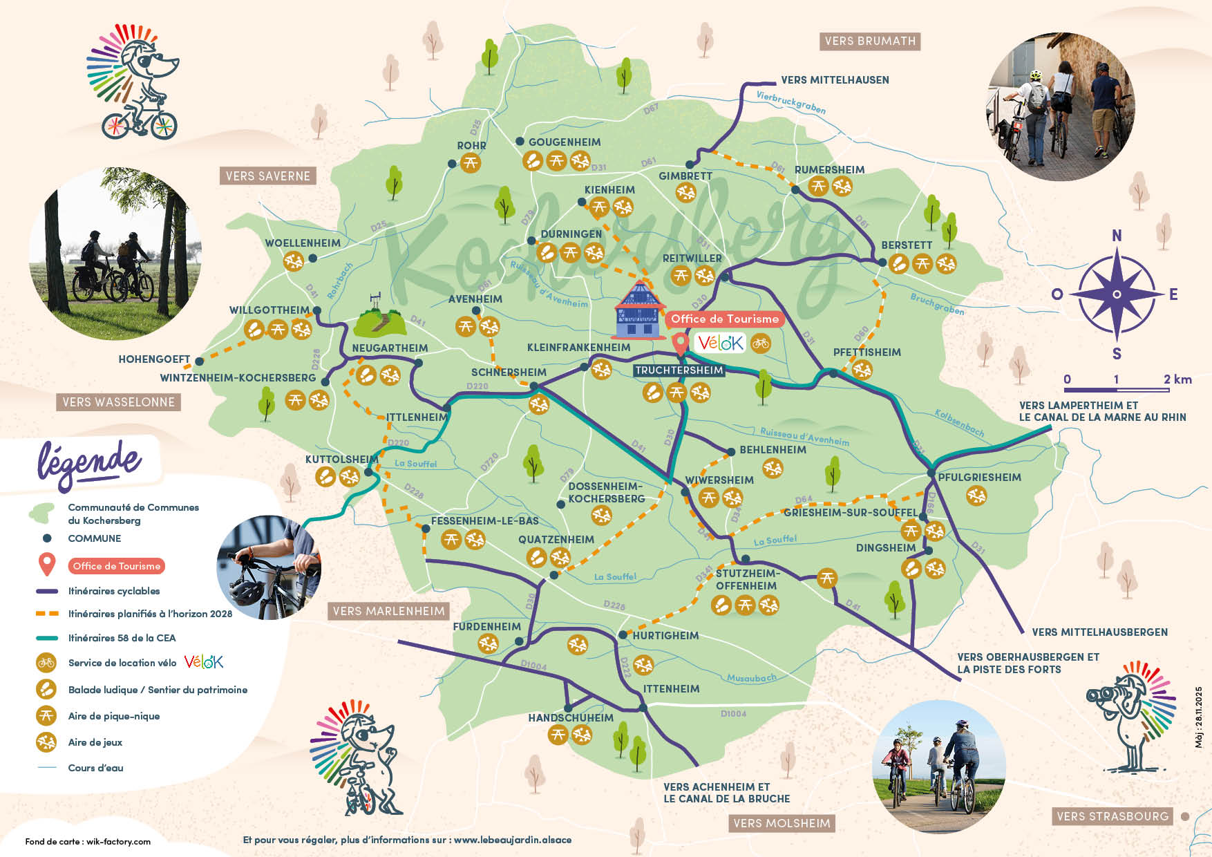 carte itineraires cyclables grand public BD2 28_11_2025 carte itineraires cyclables grand public BD2 28_11_2025