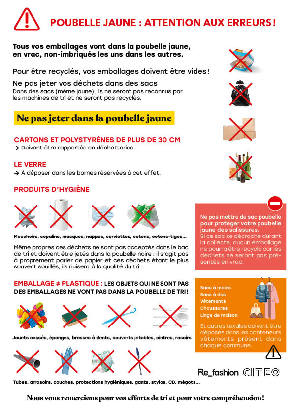 Comment trier vos déchets ?